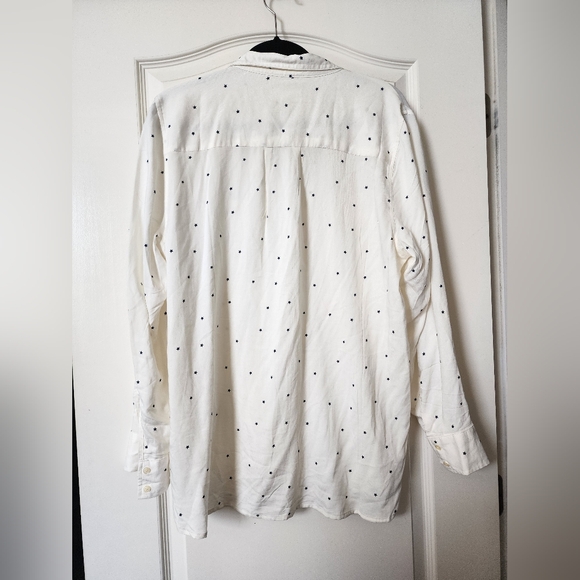 Gap Star Print Button Down Boyfriend Shirt - Picture 3 of 4